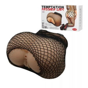 Elite Rear Entry Ass with Crotchless Fishnet Stockings - Vanilla