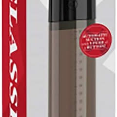 Mascara tube with black cap and red sticker