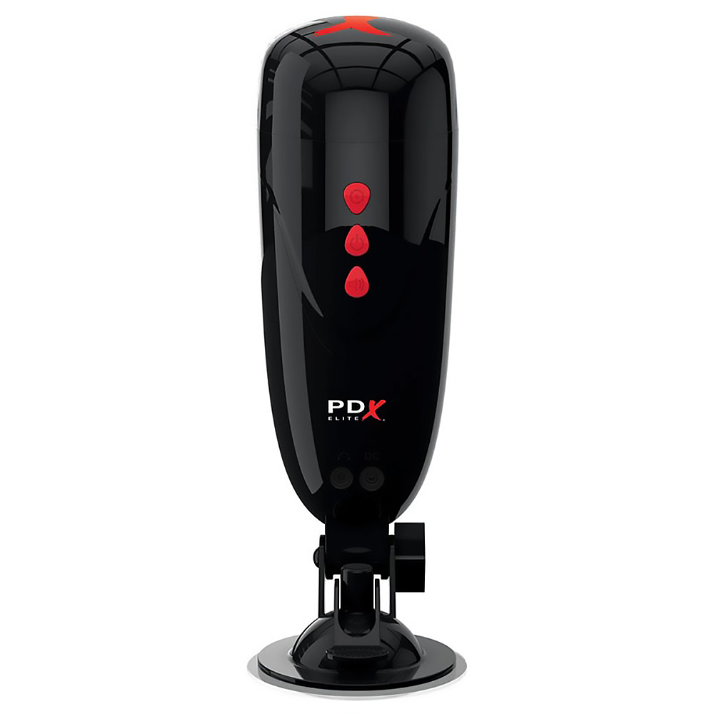 PDX Elite Dirty Talk Starter Stroker Light/Black - Romantic Depot