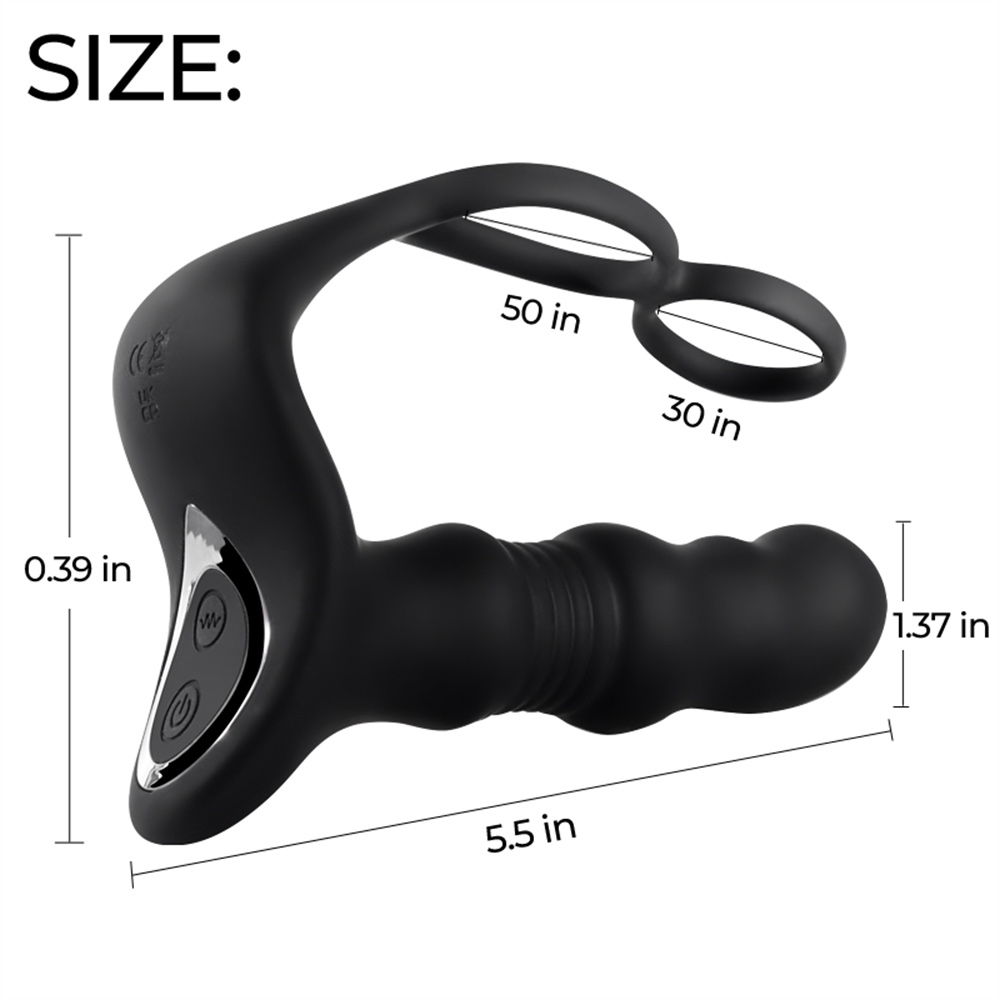 adam and eve vibrating mini wand 2026 Upgraded Tiger3 Generation 8 Thrusting Vibration Prostate Massager –  Beginner-Friendly & Discreet main image 0