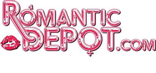 Romantic Depot pink neon logo with lips