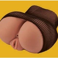 Stylized 3D head with braided hair and closed eyes