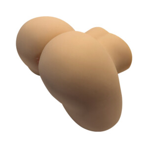 Three beige silicone shoe inserts on white background