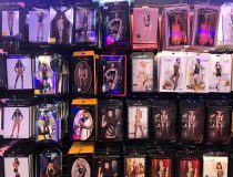 Sexy lingerie and intimate outfits on display at Romantic Depot Manhattan, including lace bras and bodysuits