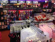 Romantic Depot Manhattan featuring sexy lingerie sets, lace bras, and intimate wear on display