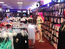 Romantic Depot Manhattan lingerie section featuring lace lingerie, sexy teddies, and intimate apparel