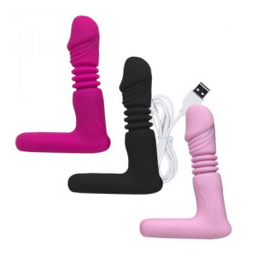 VIP Supercharged Thrusting Dildo with realistic design and powerful thrusting action, available at Romantic Depot NYC