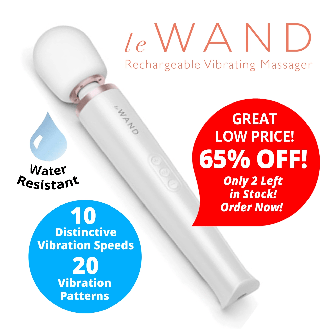Le Wand Pearl White Rechargeable Review - Sex Toys - Romantic Depot New York Stores