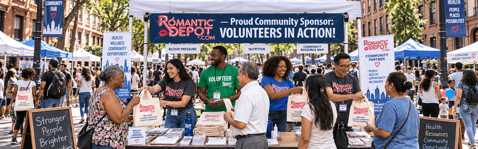 Romantic Depot Team Community Volunteer Efforts